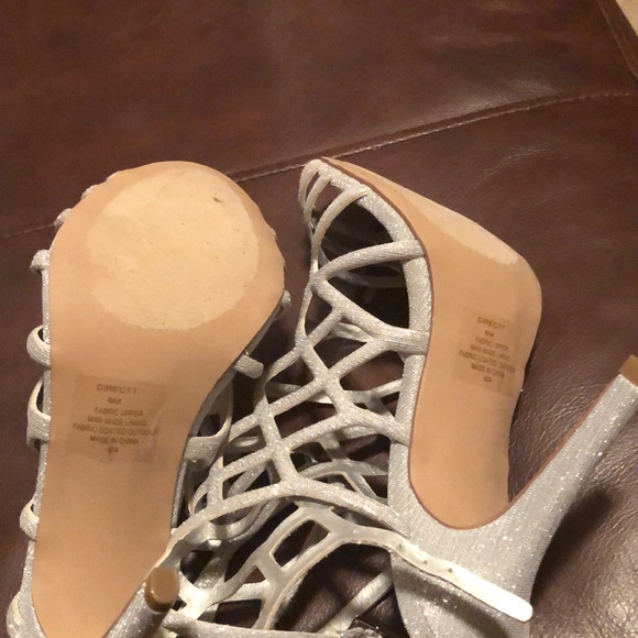 Silver straps heels - Picture 2 of 4